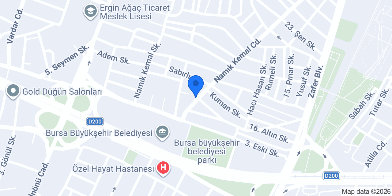 Mithat Şakir Bıçak İmalatı konumu
