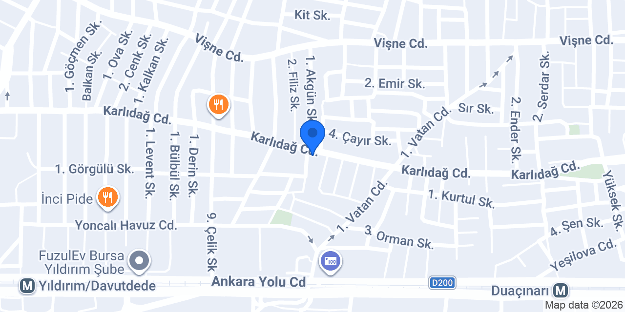 Aslan Pide Salonu konumu