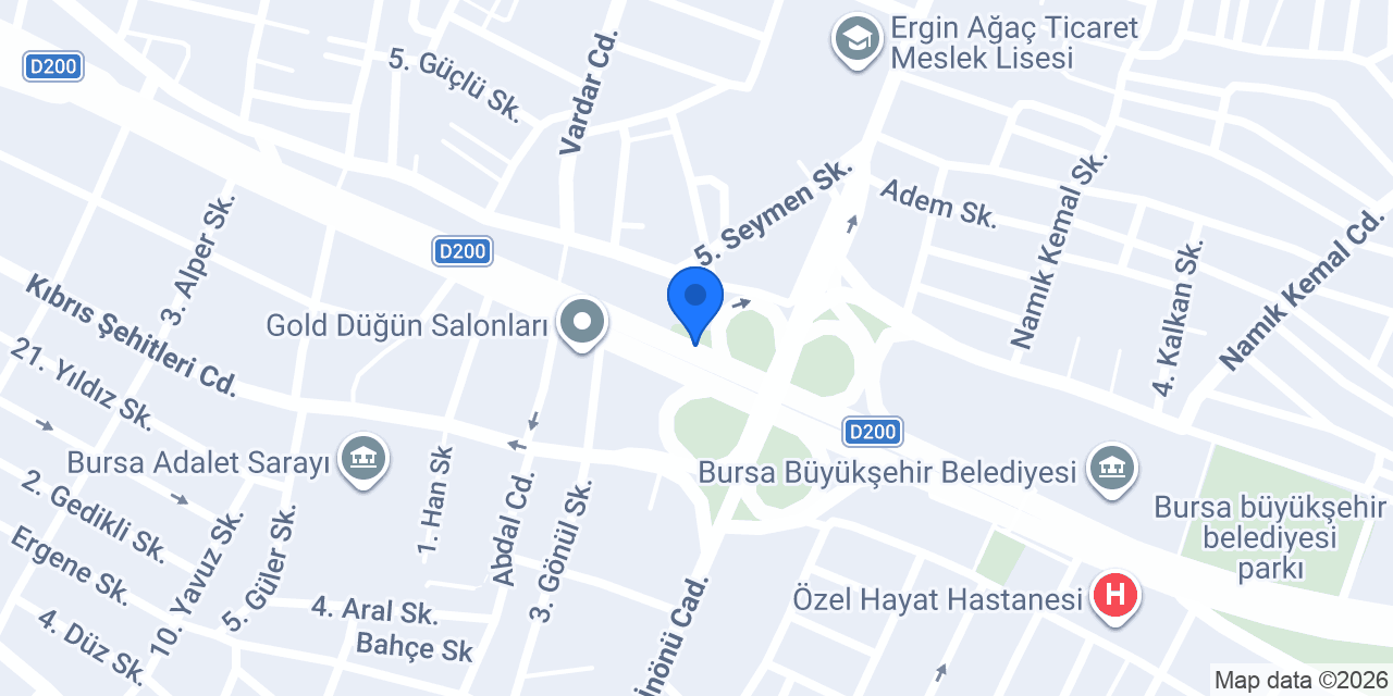 ASLAN HUKUK BÜROSU konumu