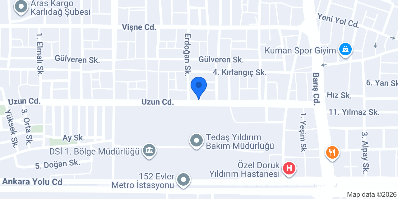 BİRCAN Tekstil konumu
