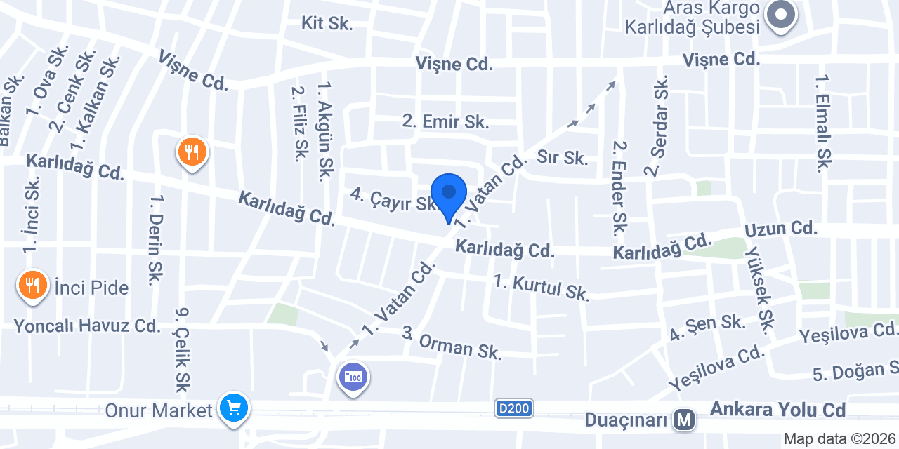 Lider Cantık Pide Salonu konumu
