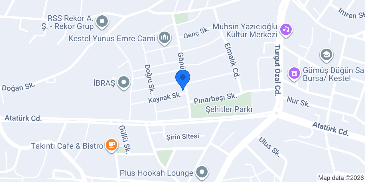 Elmalık tekel bayi konumu