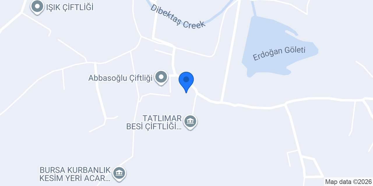 Alkan Çiftlik Evi konumu
