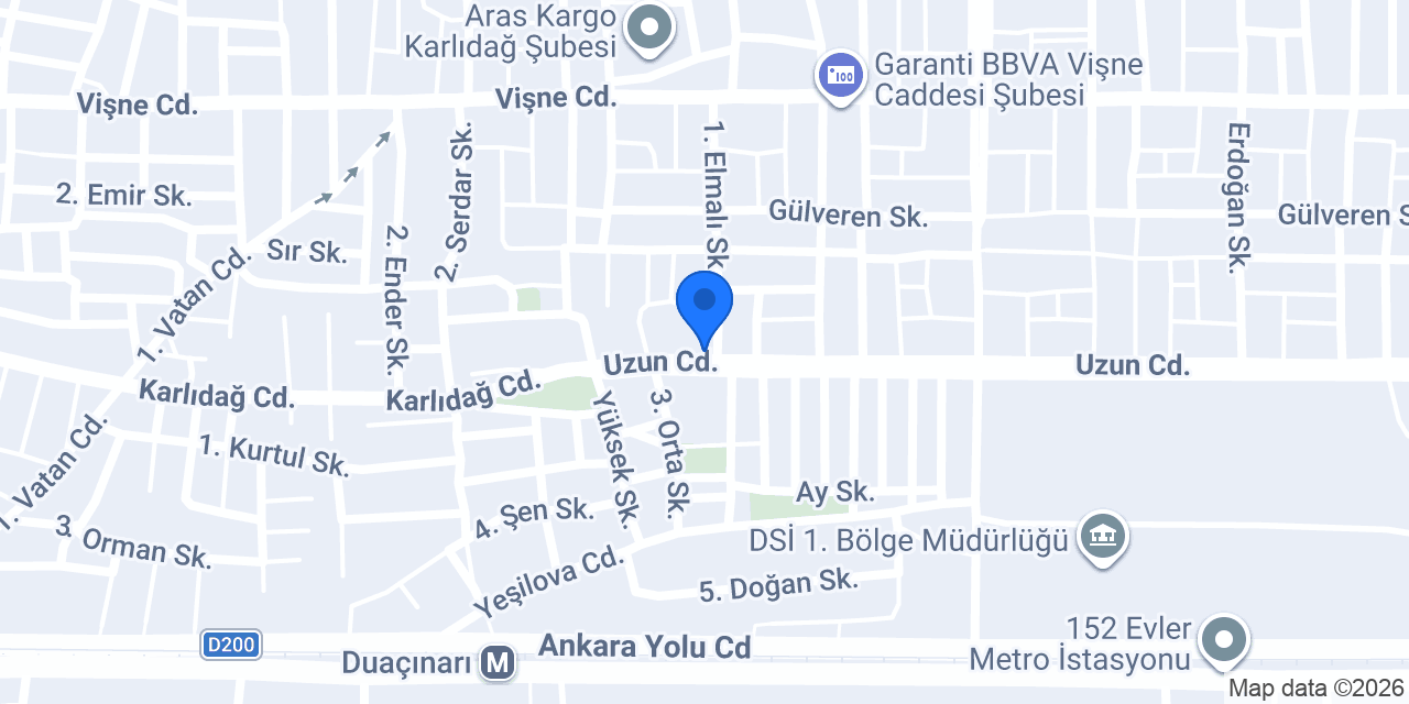 Tekin Simit Fırını konumu