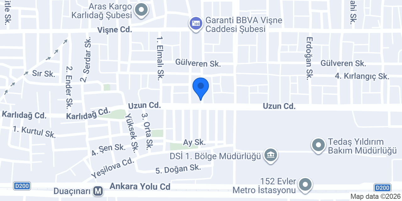 Yeşil tesisat konumu