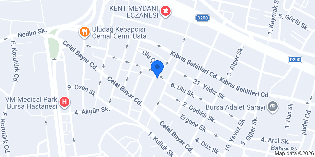 Factory Reklam Bursa konumu