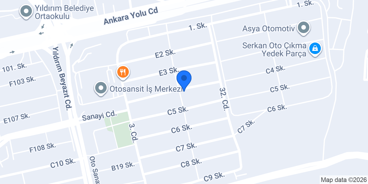Akkuş Makina konumu