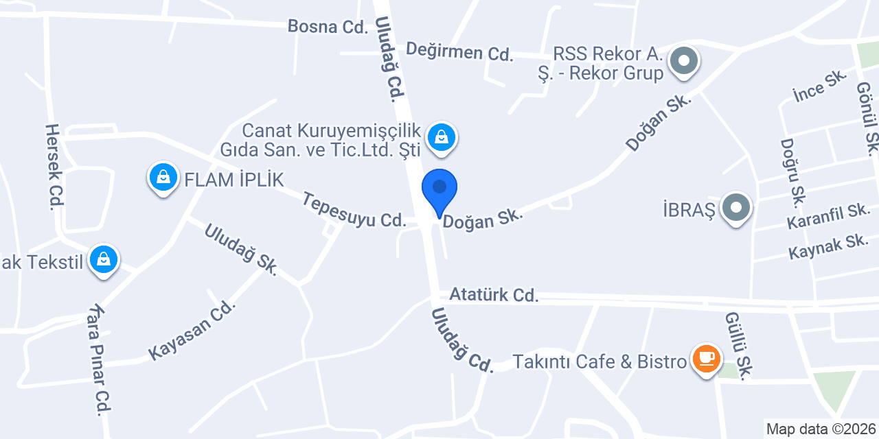 Çelikalp Tekstil Ltd. Şti. konumu