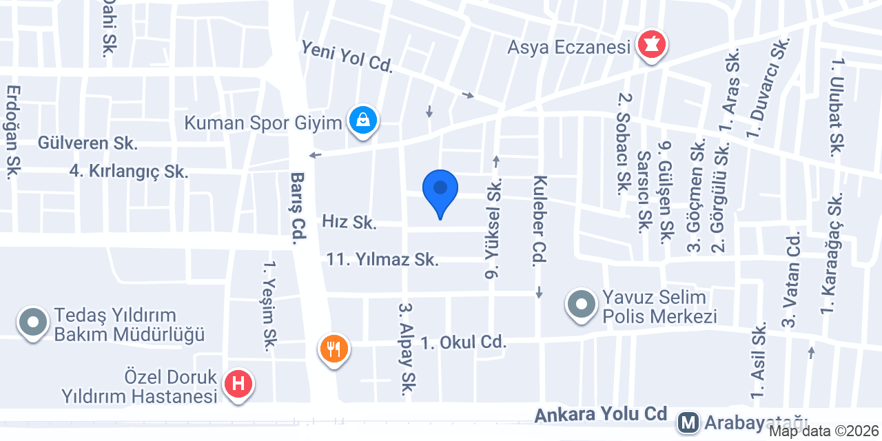 Bursa DTF Baskı ve Transfer konumu