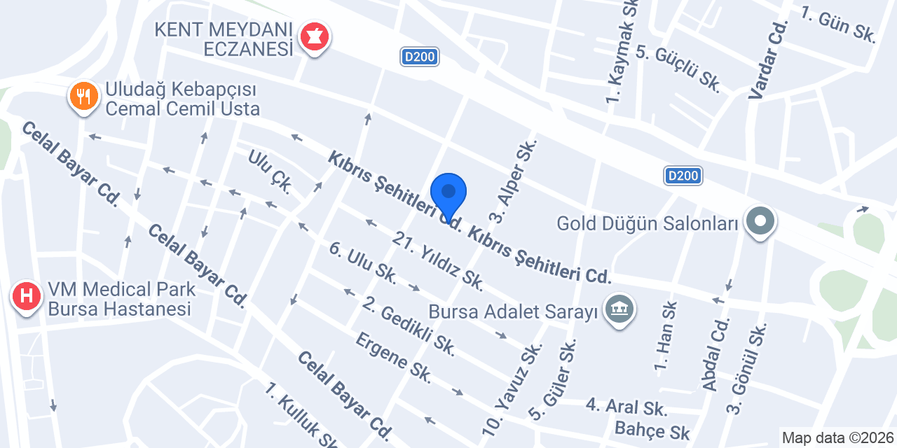 Burkal Ticaret konumu