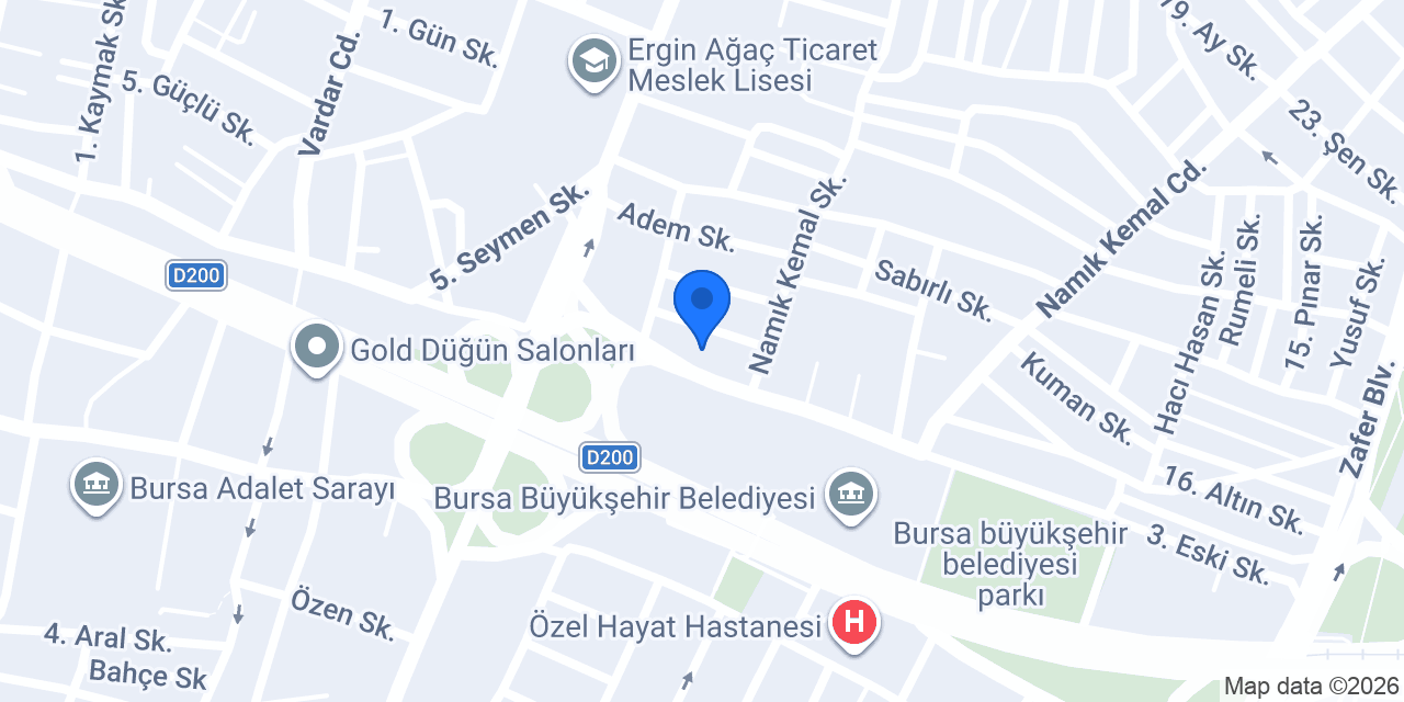 ÜNİVERSAN LTD. ŞTİ. konumu