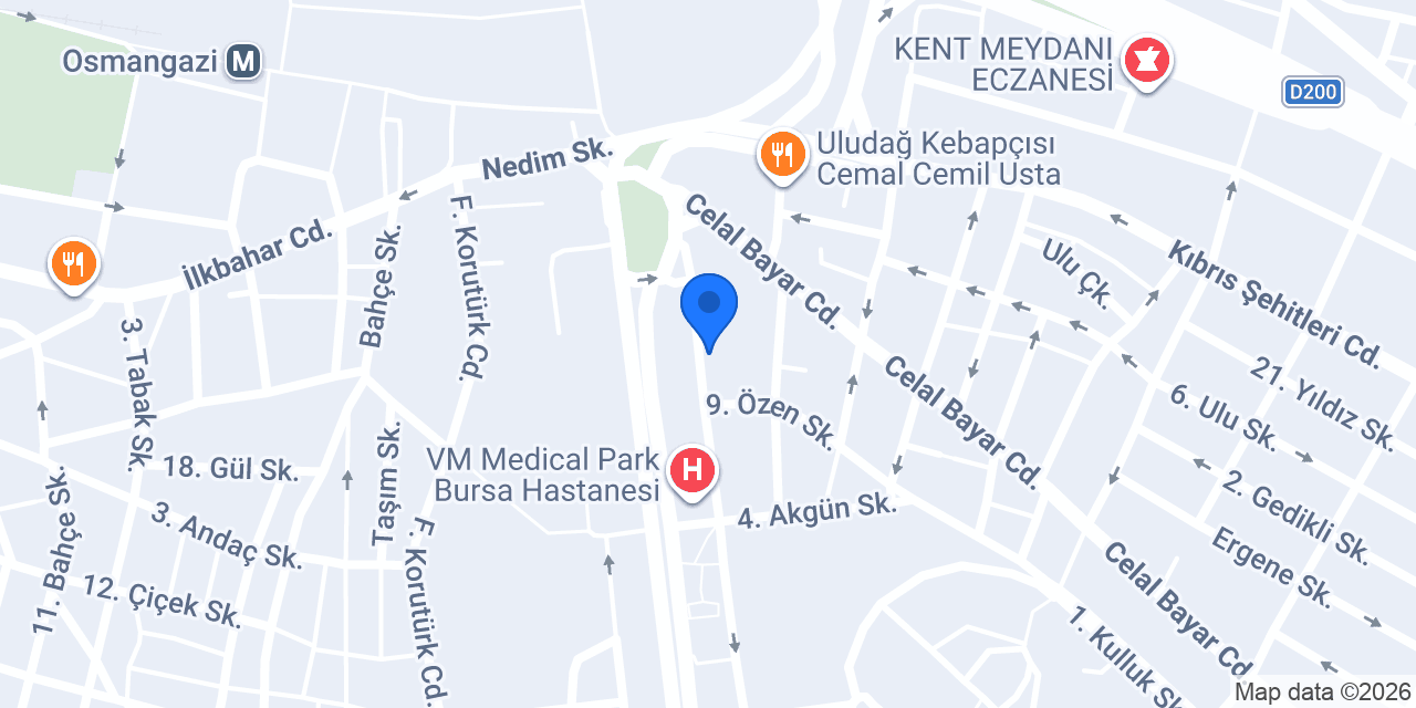 SMMM MEHMET TÜRKOĞLU konumu