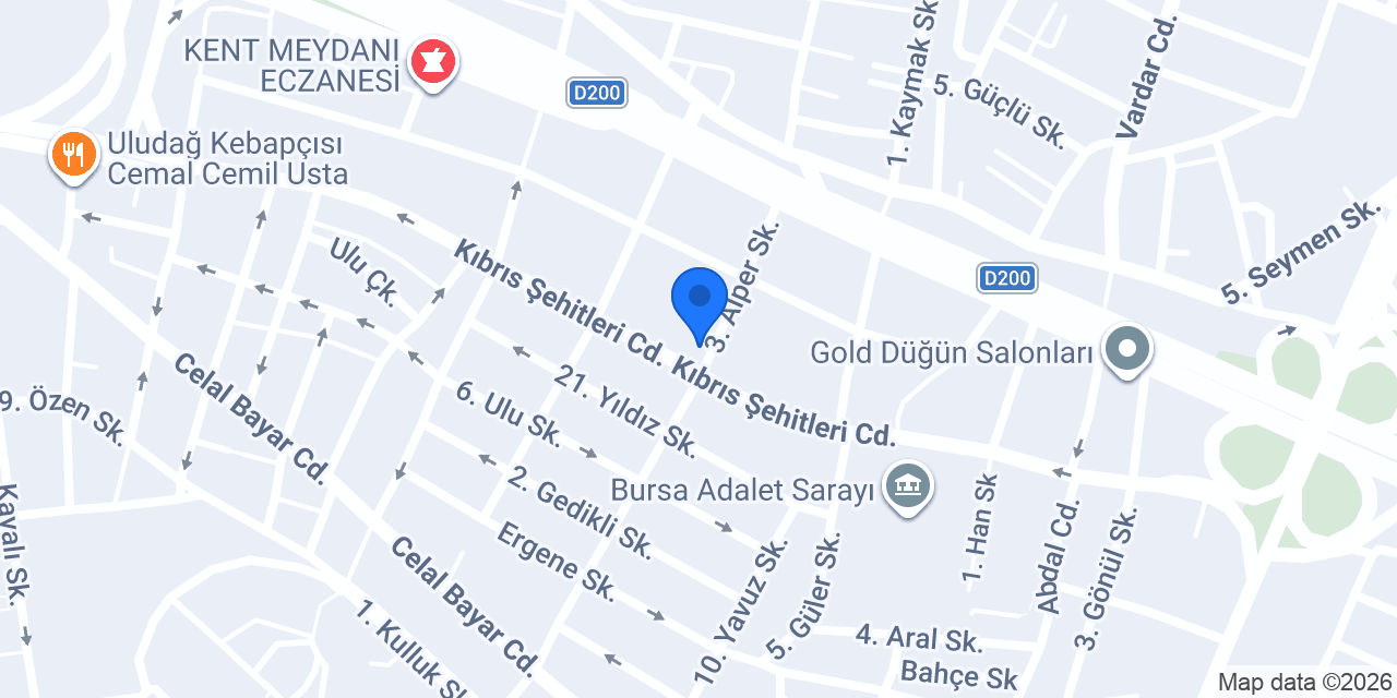Avukat Özgür Çelebi konumu