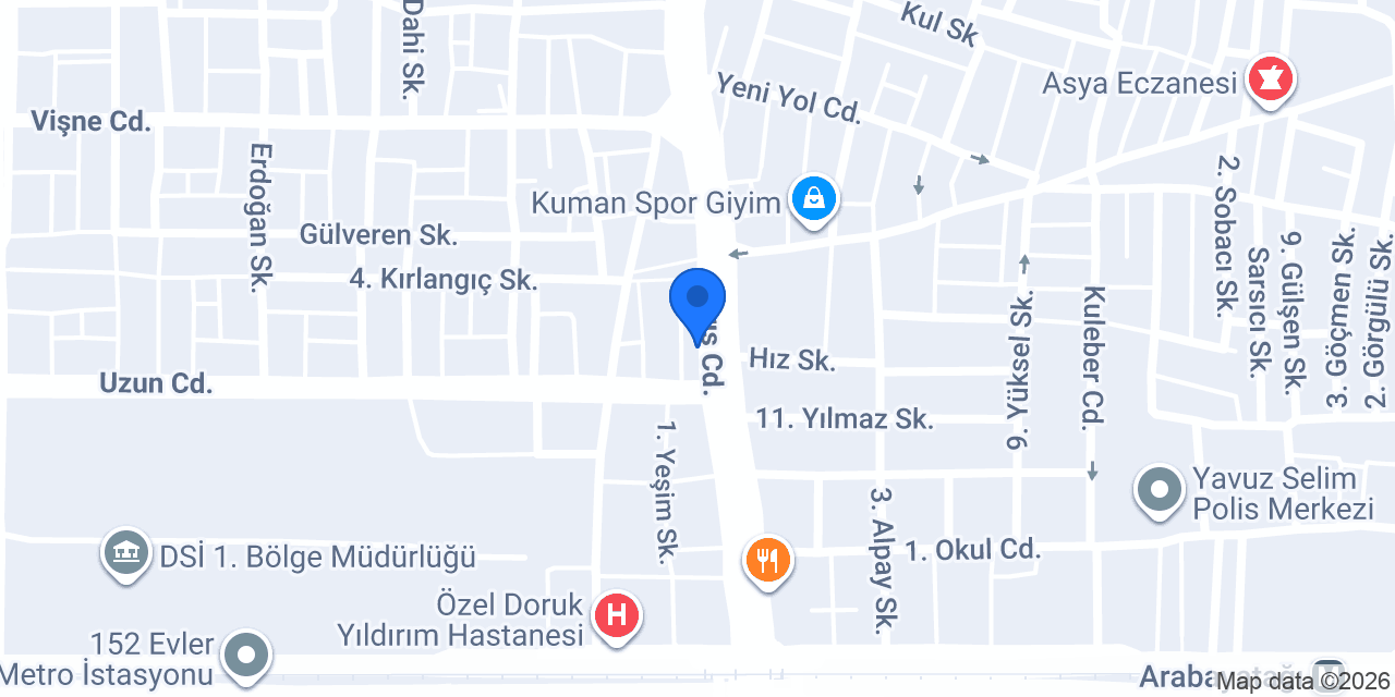 Diyar pide kebap konumu