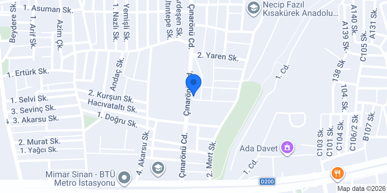 Seban İnşaat Malz. Tic. ve San. Ltd. Şti. konumu