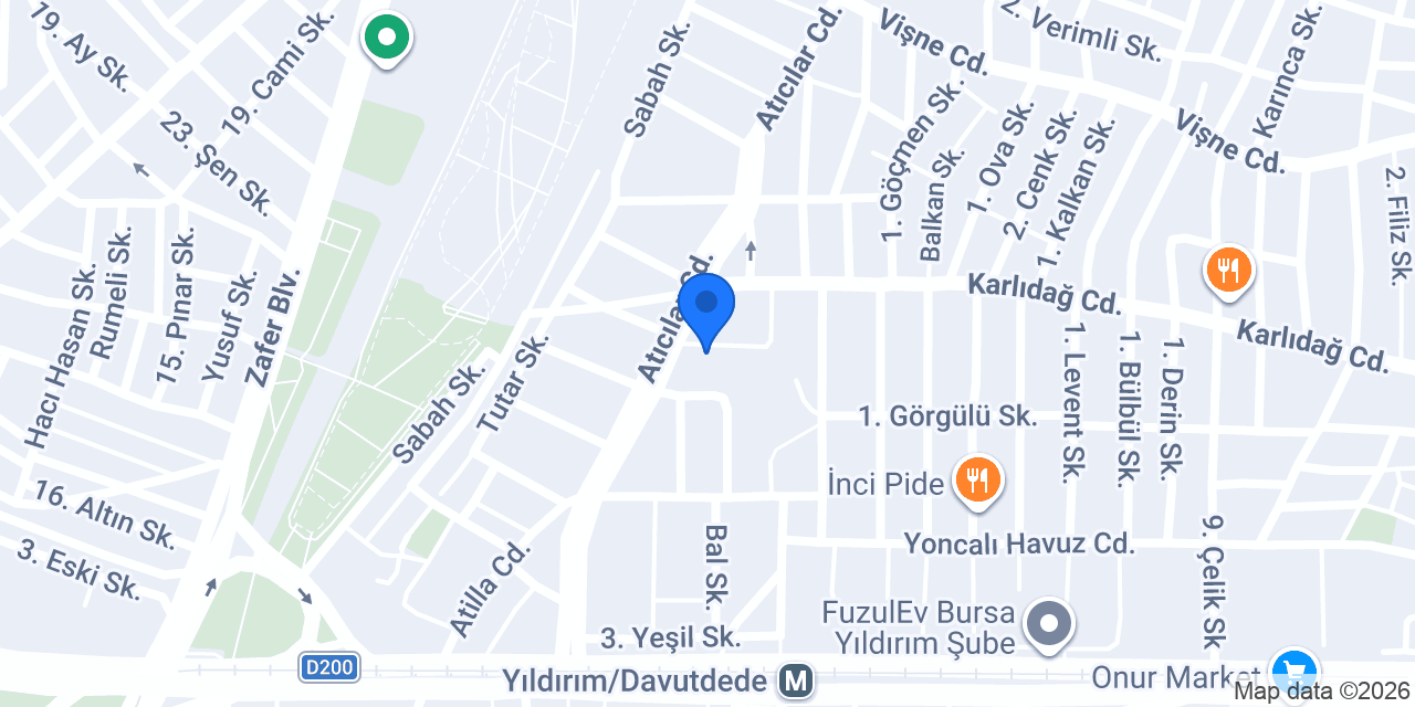Hanımeli Home Tekstil konumu