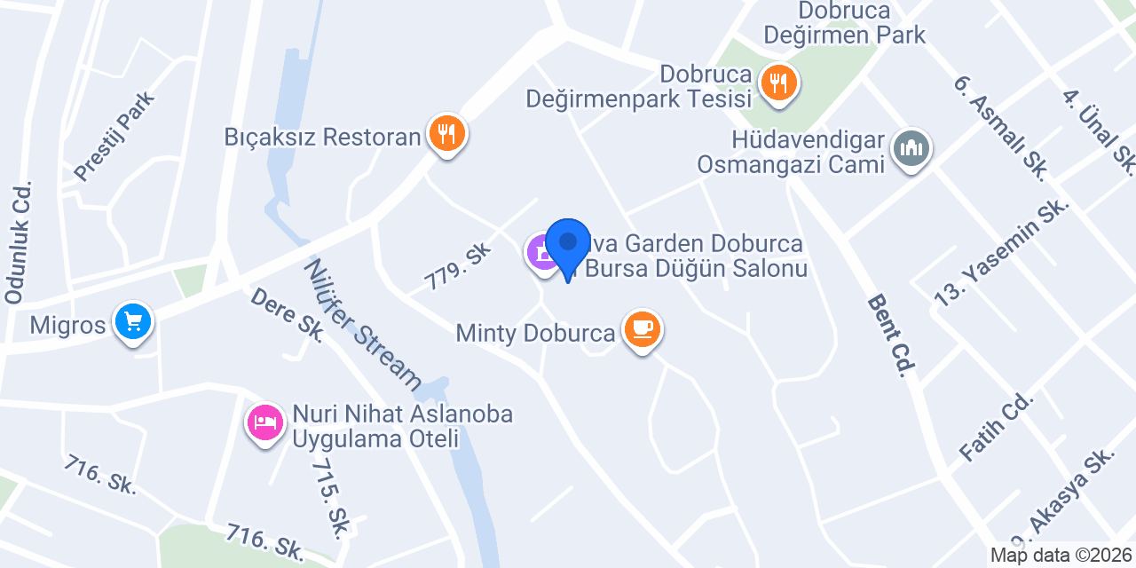 Doburca Park Şelale - Kahvaltı konumu