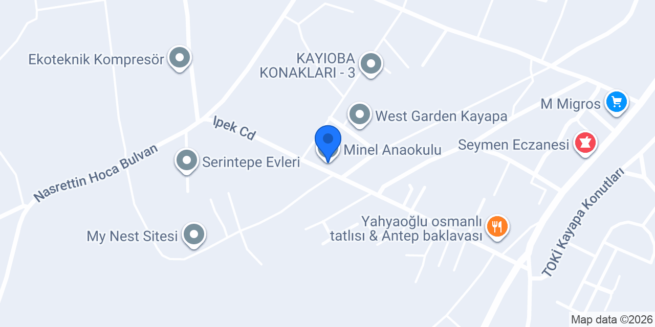 Minel Anaokulu konumu
