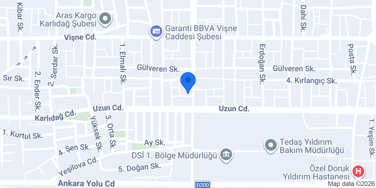 GÖRKEM YAPI konumu