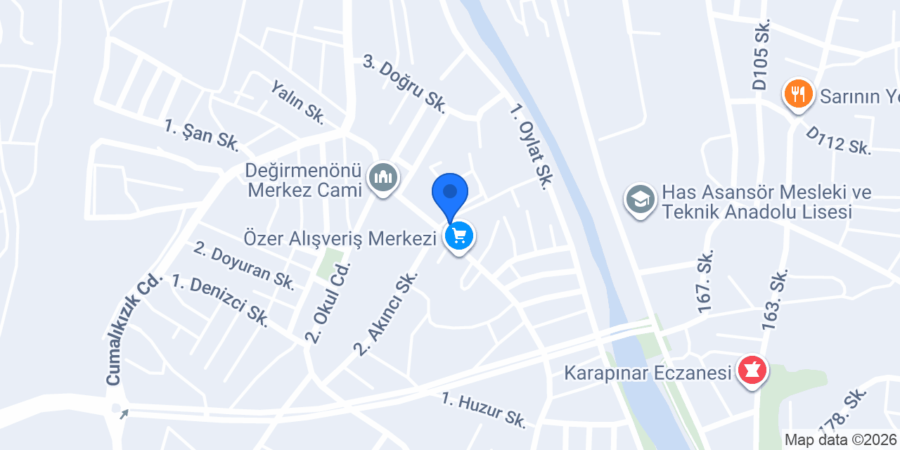 YAMAN BAZAAR konumu