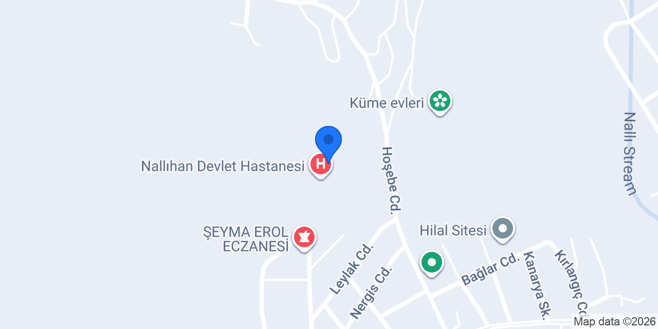 Hastane taksi durağı konumu