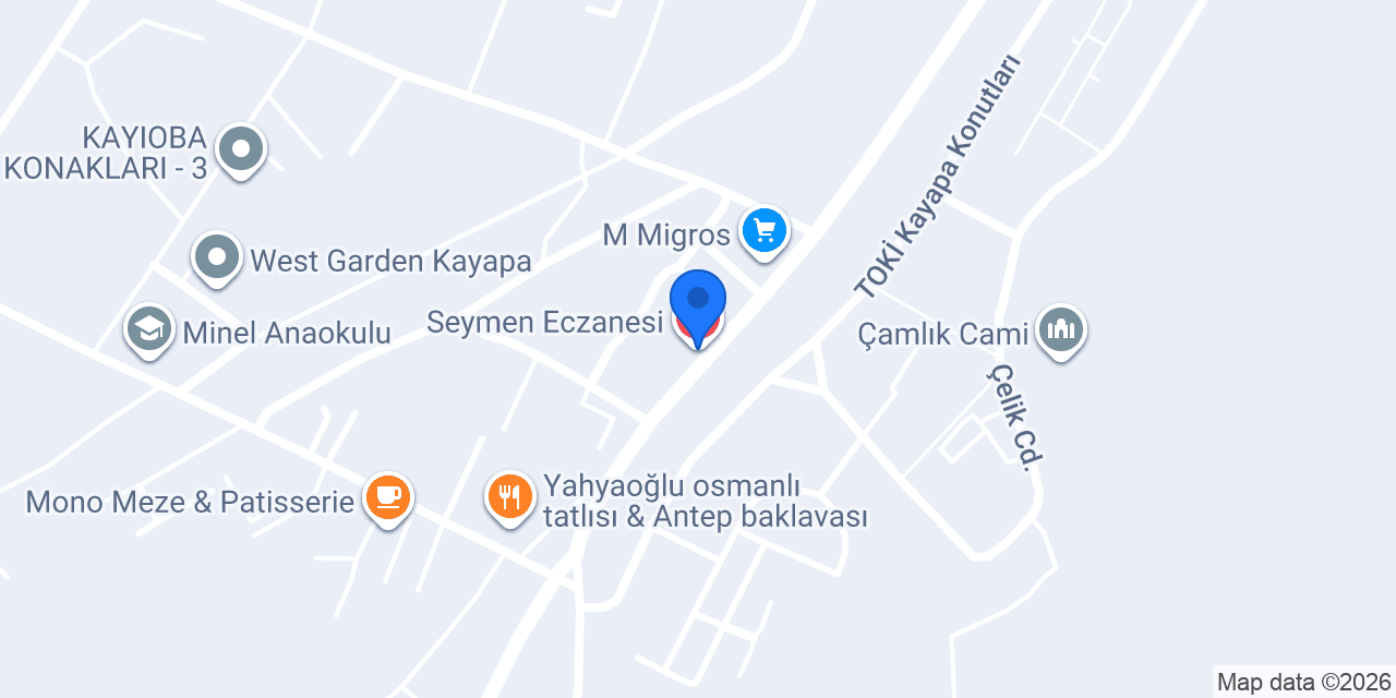 Seymen Eczanesi konumu