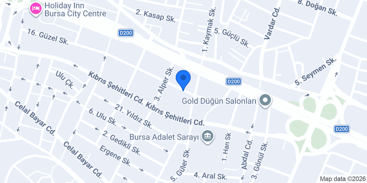 Özbilgin Kırtasiye konumu