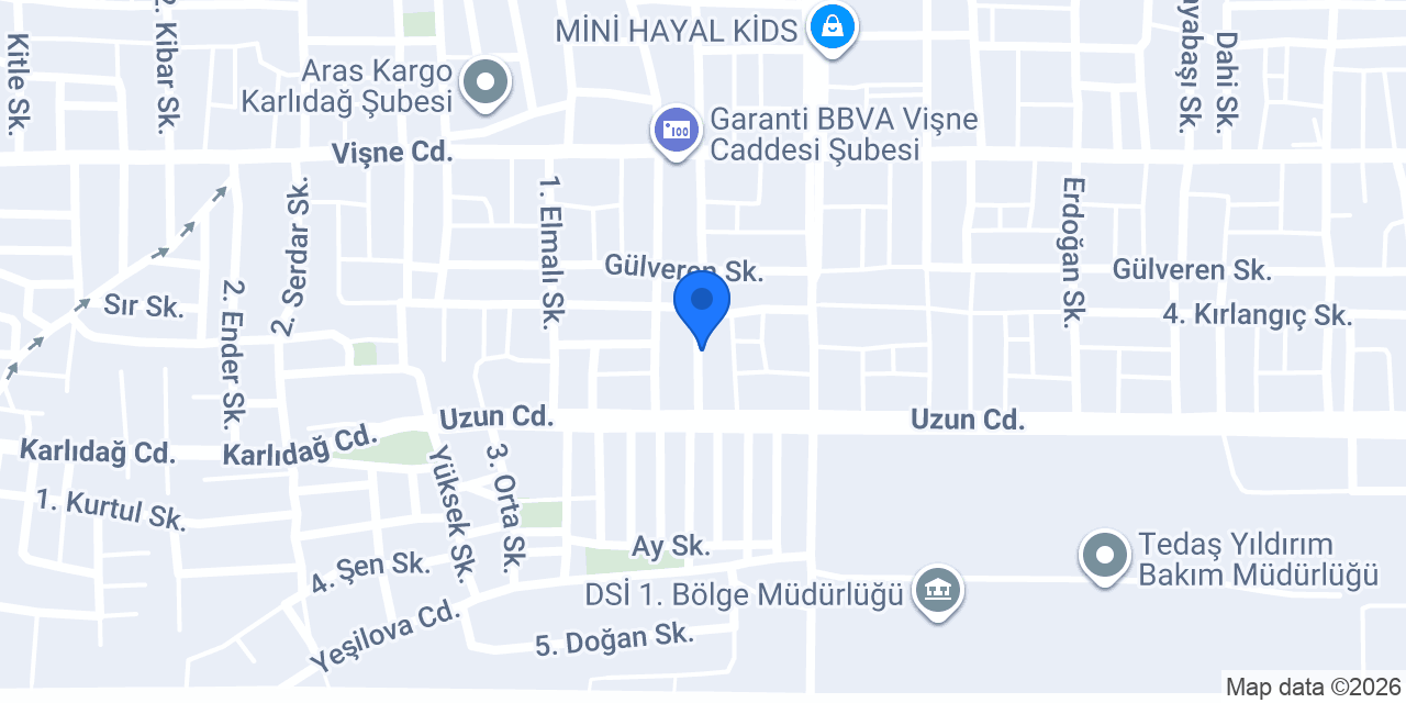 Fukar Ltd. Şti. konumu
