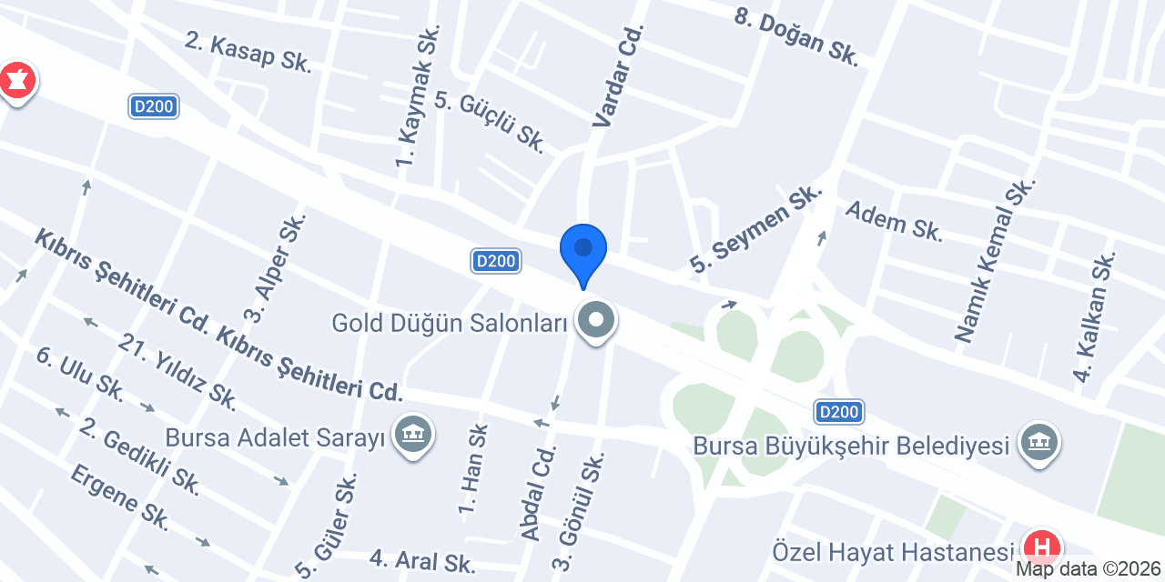 Metafor Yapı Ltd.Şti konumu