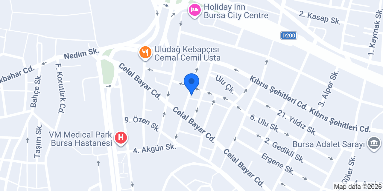 Bursa İphone Servis konumu