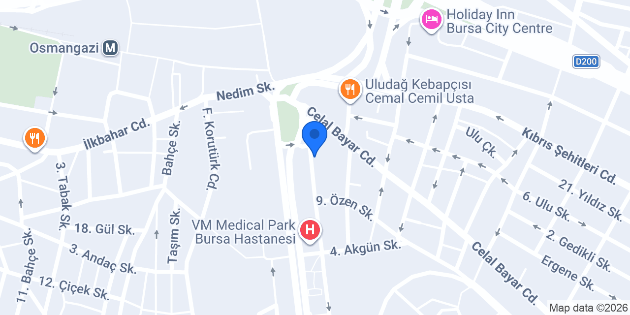 ÖSD Bursa konumu
