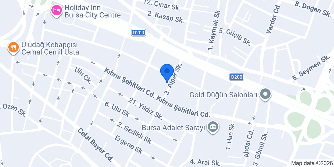Ay Çiçekçilik konumu