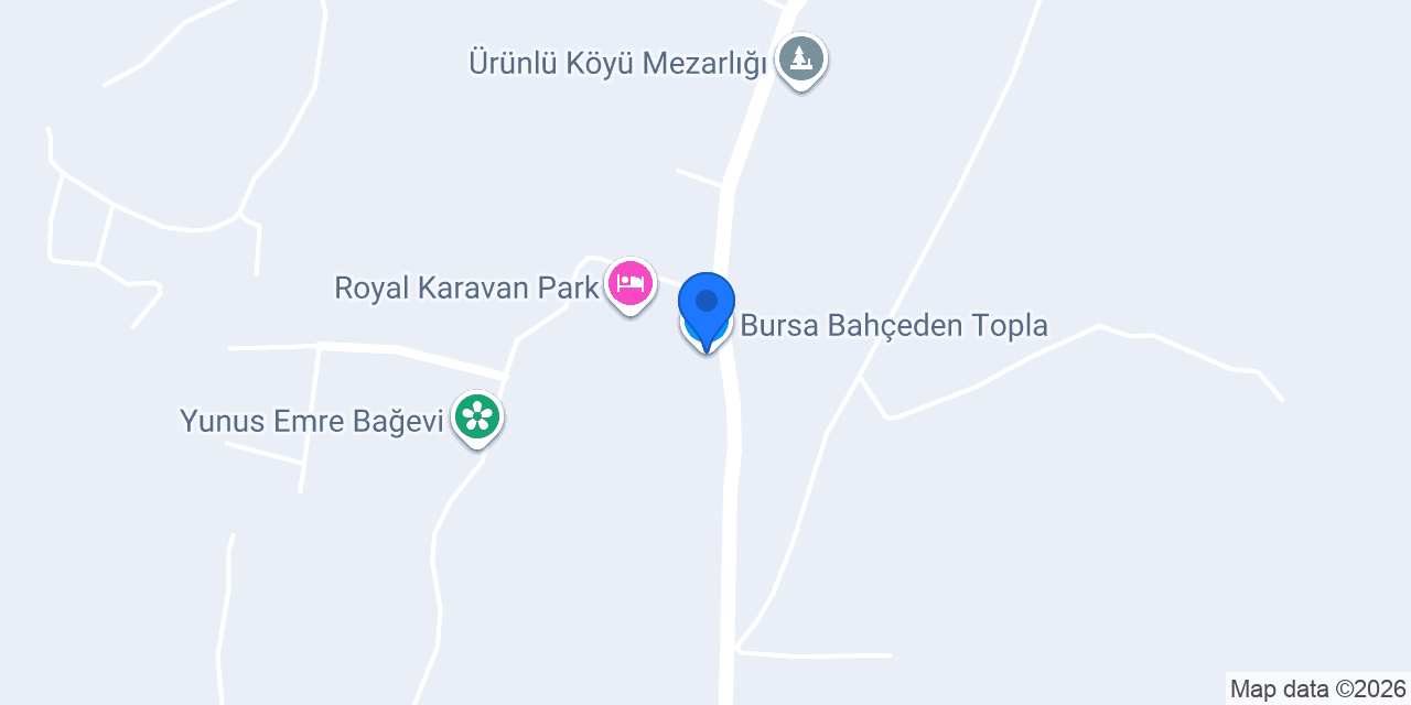 Bursa Bahçeden Topla konumu
