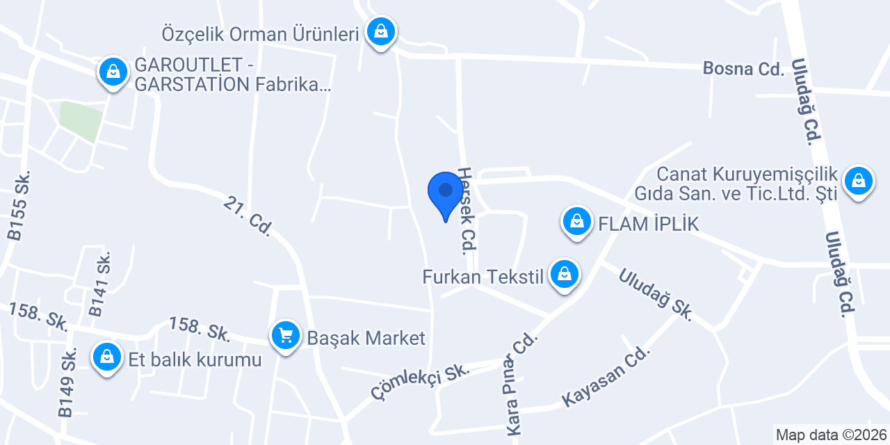 Etholle & Akel Tekstil Toptan Şal & Eşarp konumu