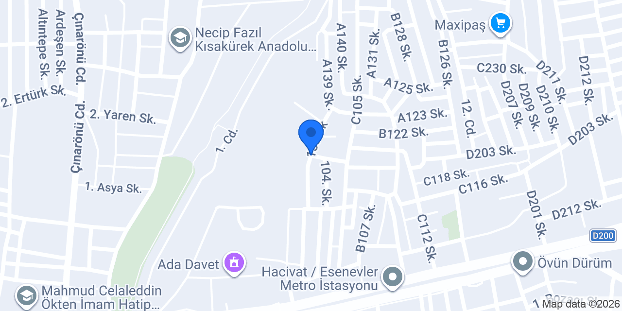 Erdoğan mobilya konumu
