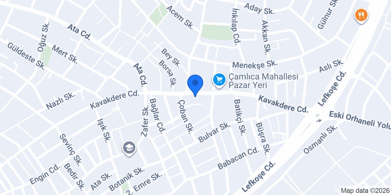 Yeni Çamlıca Eczanesi konumu