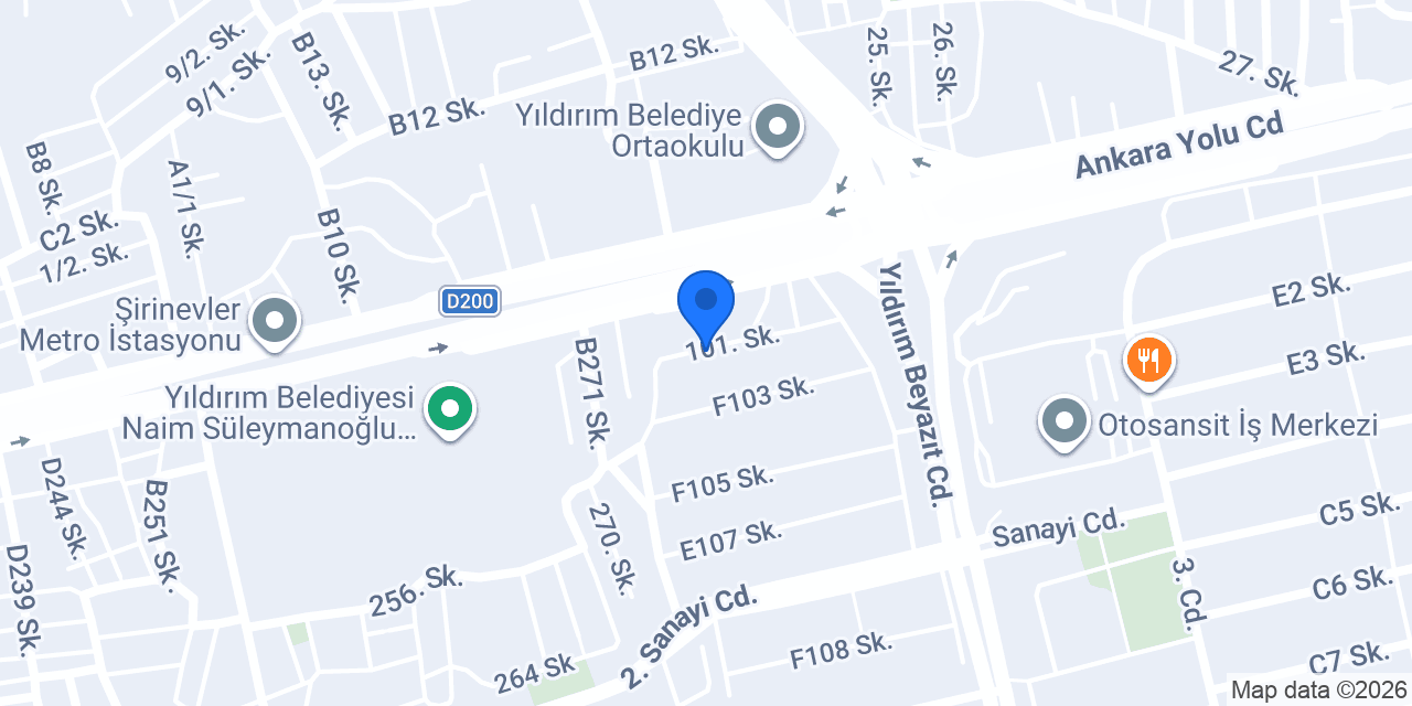 Deres Oto Yıkama konumu