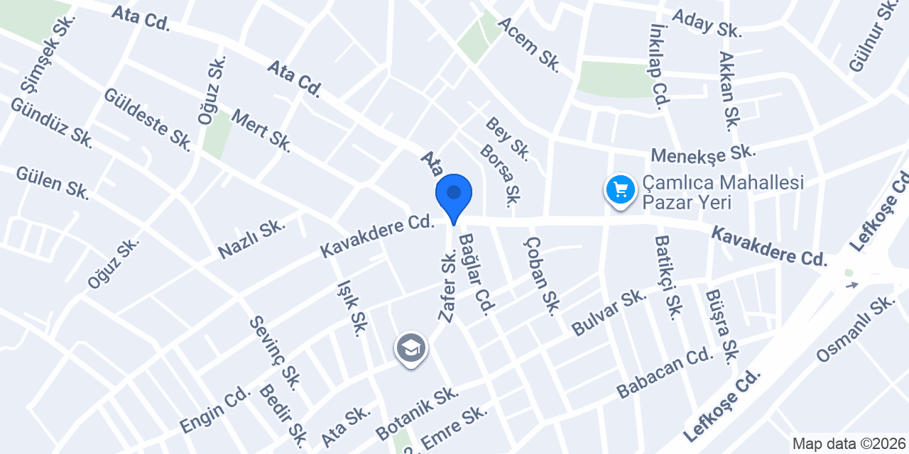 Akdeniz Döner konumu
