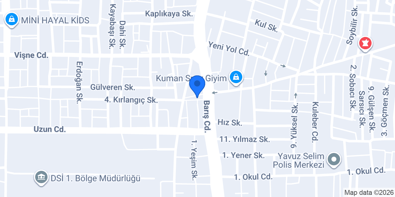 DOĞU Kebap Ömer Usta konumu