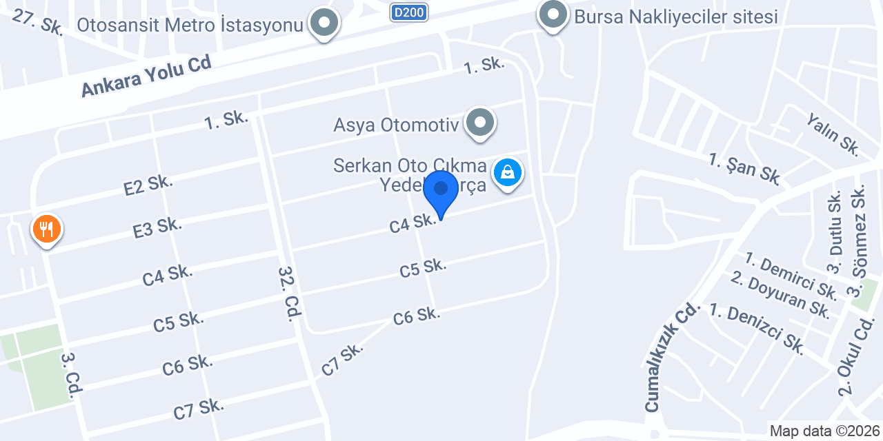 LE10 GARAJ konumu