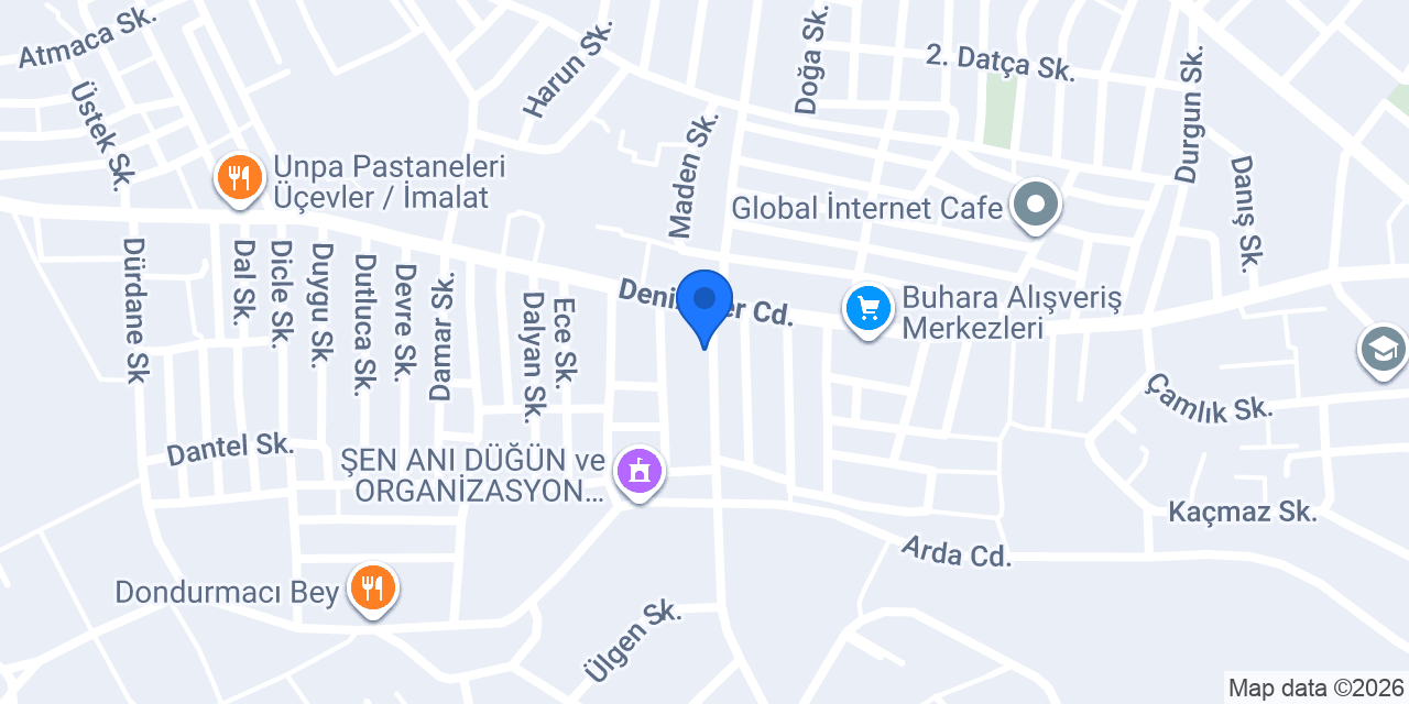 Oses Çiğ Köfte konumu
