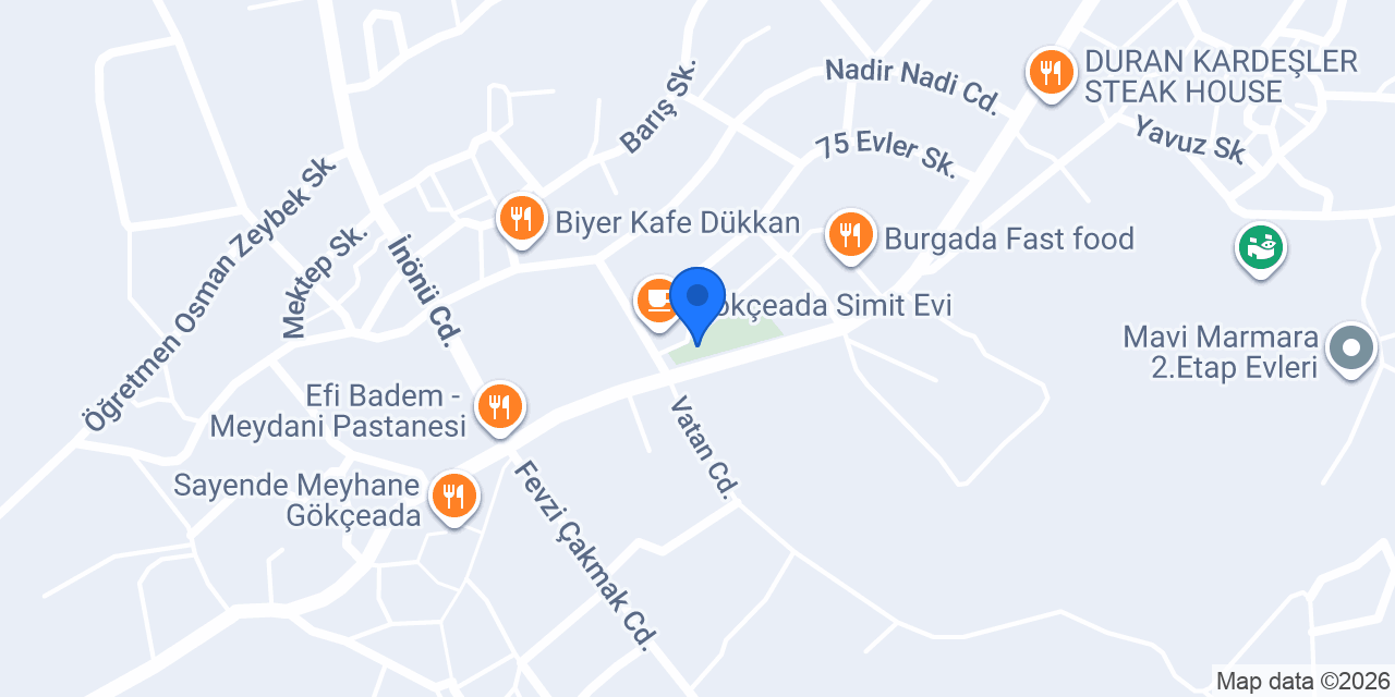 Gökçeada Metro Turizm konumu