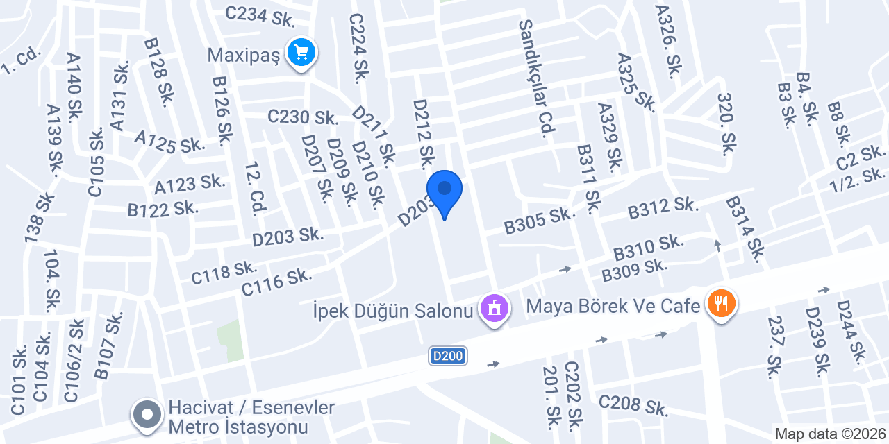 Üstün Üründül İöo konumu