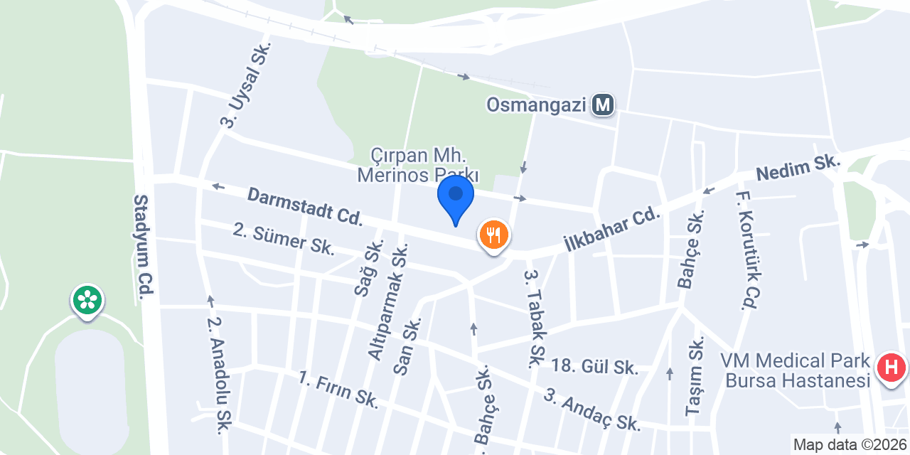 Geceler Resturant konumu