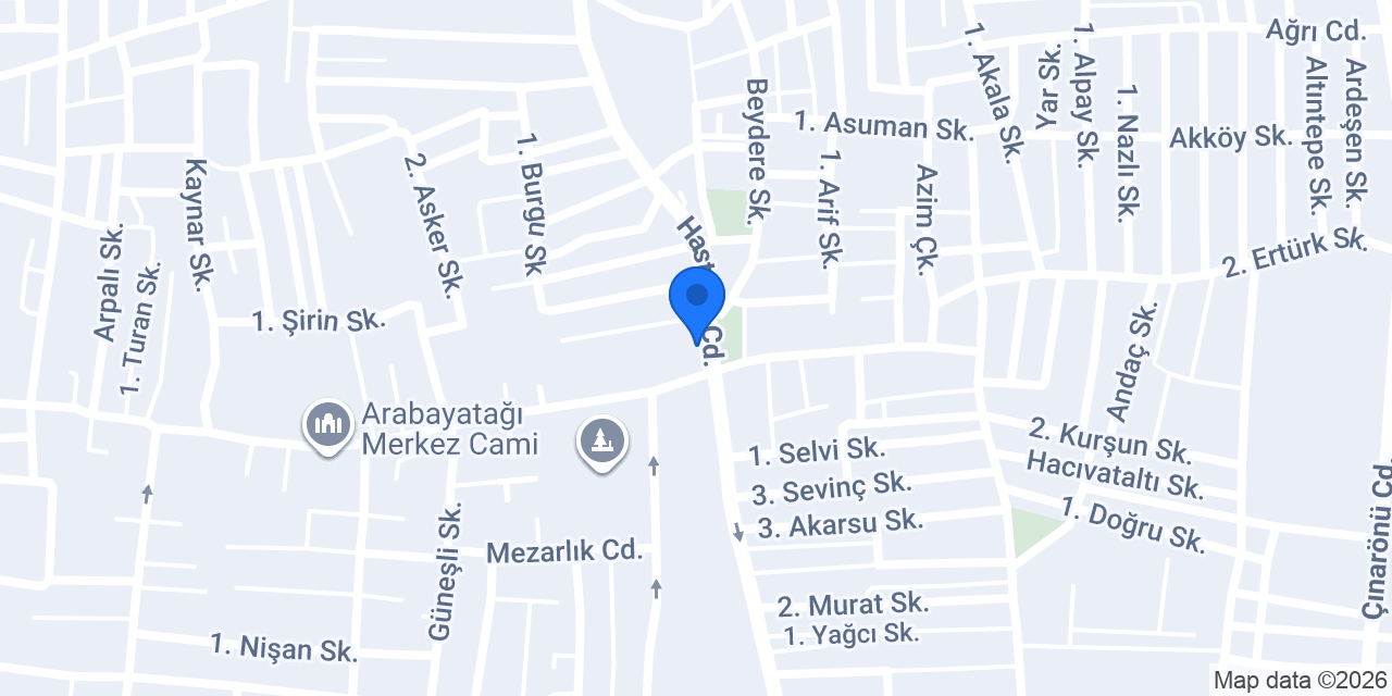 Arabayatağı Taksi Durağı konumu