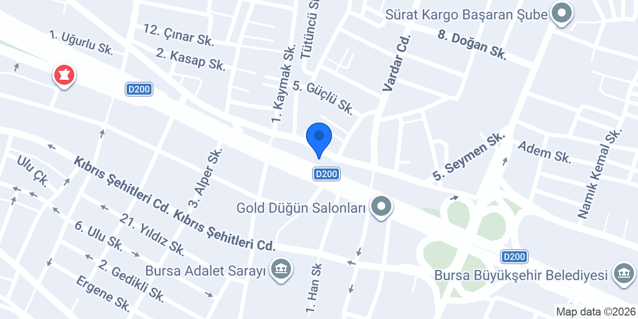 AY HANEDAN Otel konumu