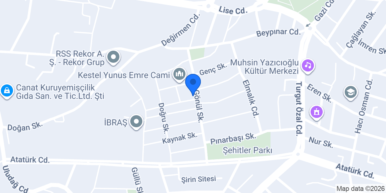 NURTAŞ EVDEN EVE konumu