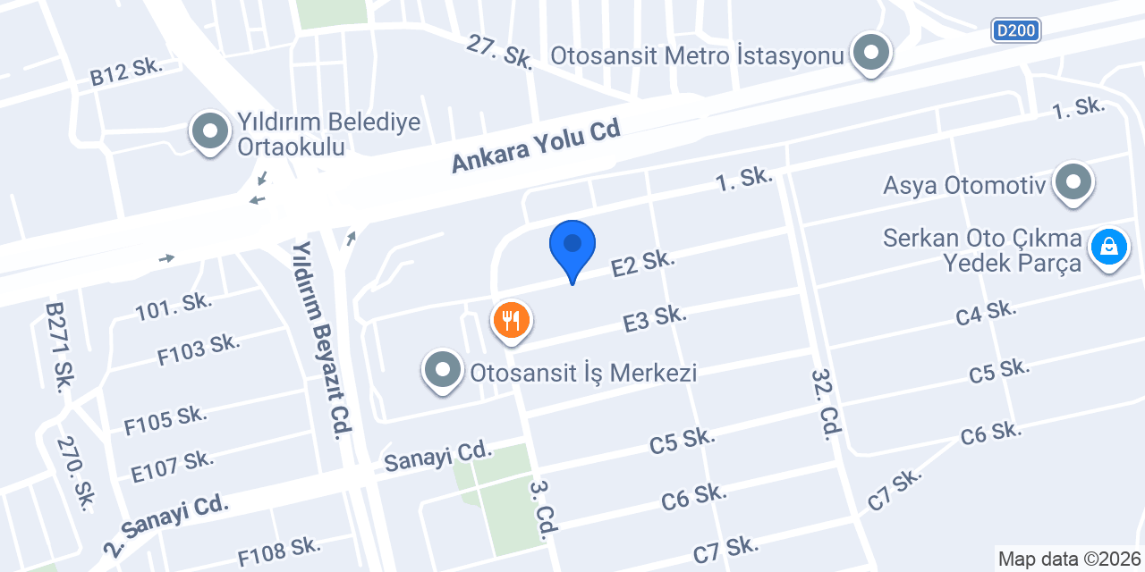 Emirhan Oto 61 konumu