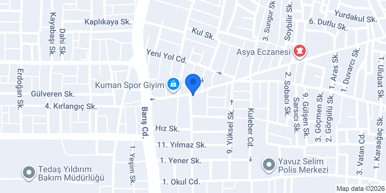 Onur Market konumu