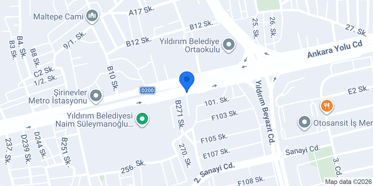 AHMET USTA KADAYIF & KÜNEFE & BAKLAVA konumu